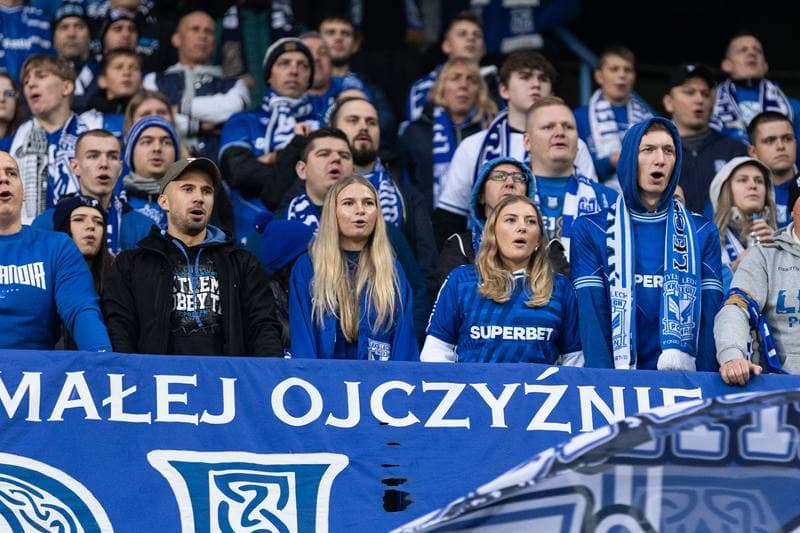Football. PKO BP Ekstraklasa. Lech Poznan - Motor Lublin. 02.11.2025