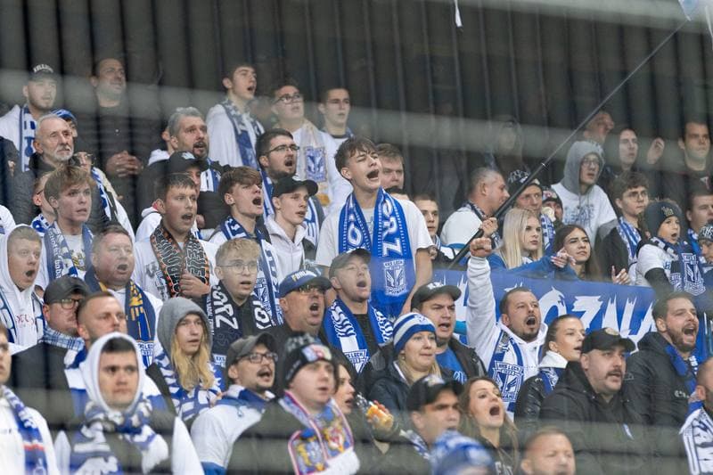 Football. PKO BP Ekstraklasa. Lech Poznan - Motor Lublin. 02.11.2025