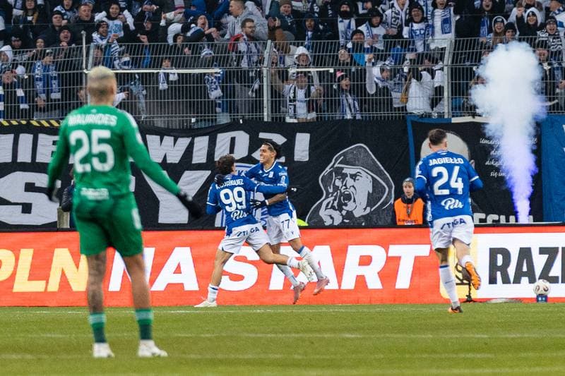 Football. PKO BP Ekstraklasa. Lech Poznan - Radomiak Radom. 23.11.2025