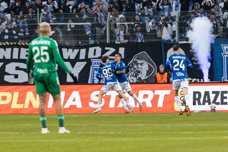 Football. PKO BP Ekstraklasa. Lech Poznan - Radomiak Radom. 23.11.2025