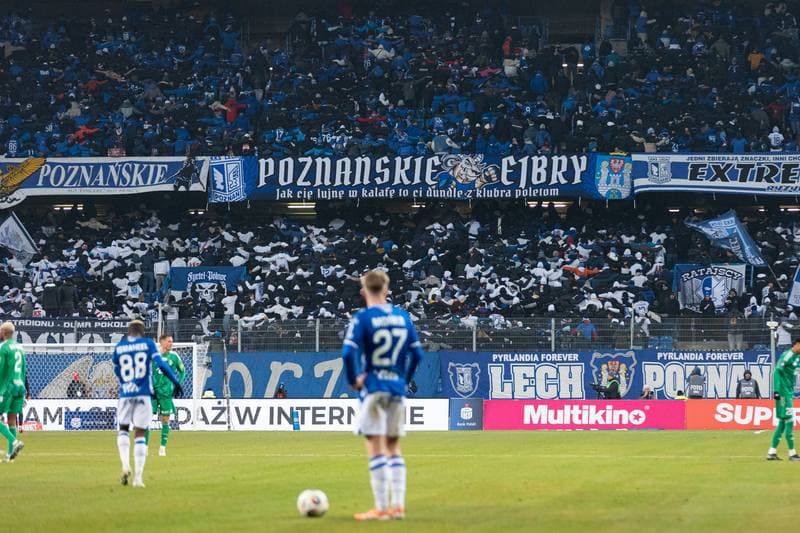 Football. PKO BP Ekstraklasa. Lech Poznan - Radomiak Radom. 23.11.2025