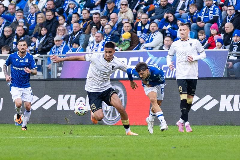 Football. PKO BP Ekstraklasa. Lech Poznan - Pogon Szczecin. 19.10.2025