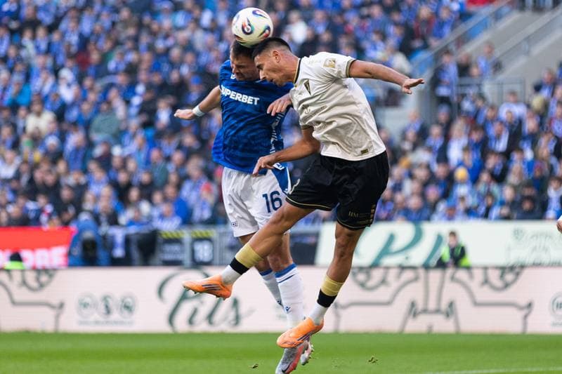Football. PKO BP Ekstraklasa. Lech Poznan - Pogon Szczecin. 19.10.2025