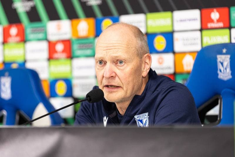Football. Lech Poznan. Press Conference. 10.12.2025