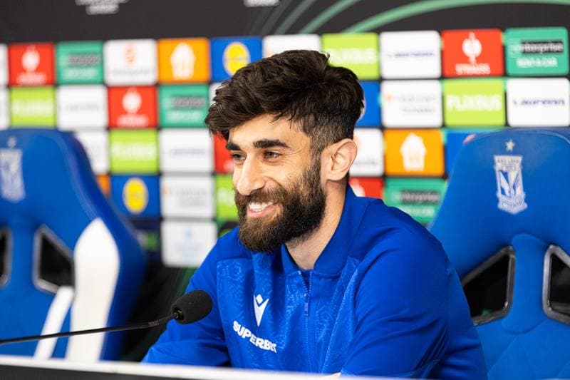 Football. Lech Poznan. Press Conference. 10.12.2025