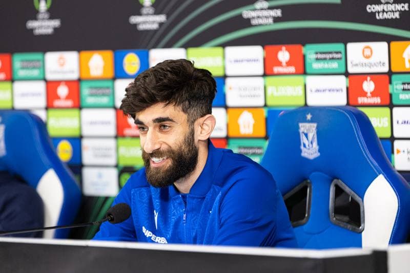 Football. Lech Poznan. Press Conference. 10.12.2025