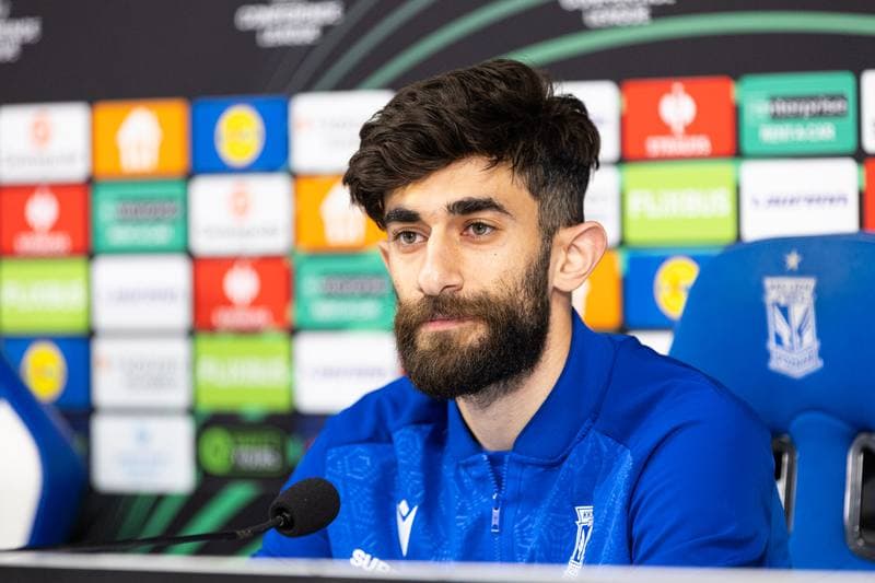 Football. Lech Poznan. Press Conference. 10.12.2025