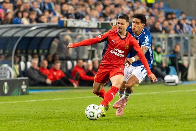 Football. UEFA Conference League. Lech Poznan - Rapid Wien. 02.10.2025