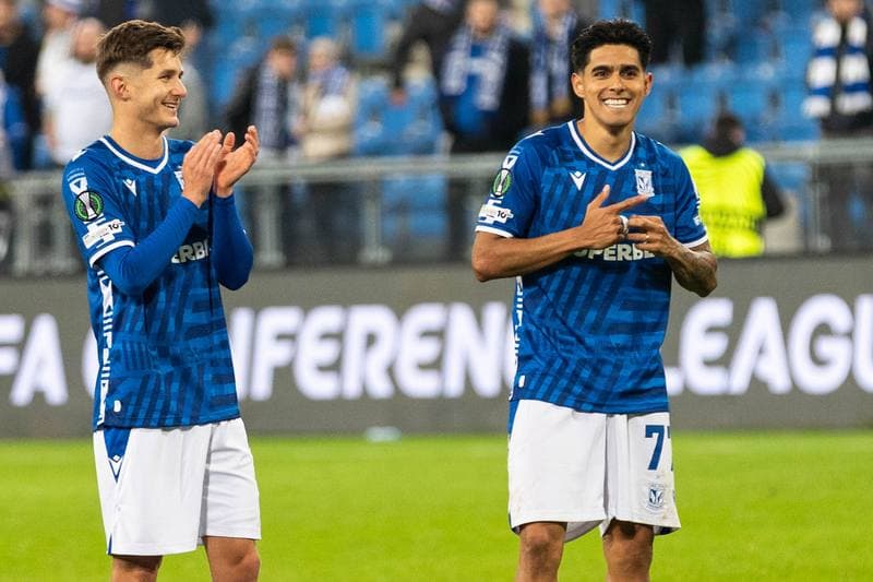Football. UEFA Conference League. Lech Poznan - Rapid Wien. 02.10.2025