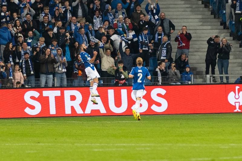 Football. UEFA Conference League. Lech Poznan - Rapid Wien. 02.10.2025