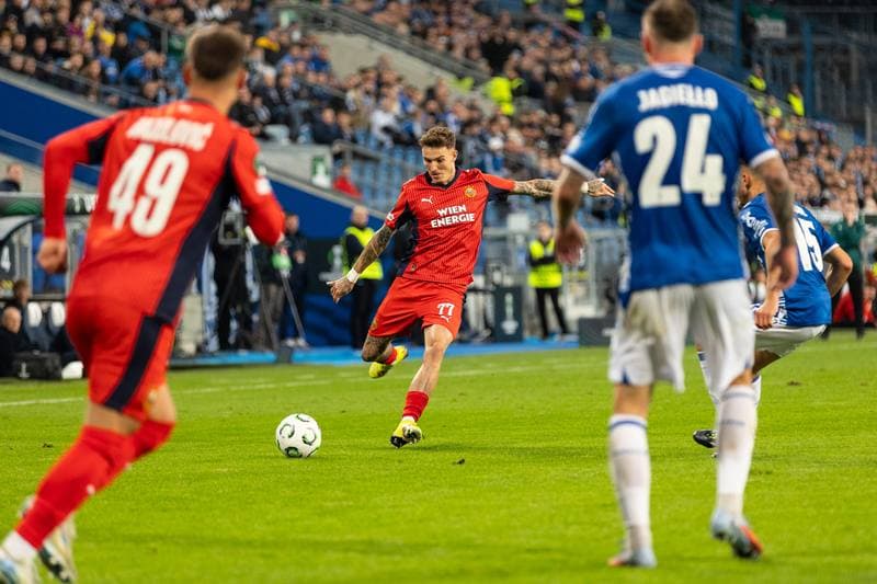 Football. UEFA Conference League. Lech Poznan - Rapid Wien. 02.10.2025