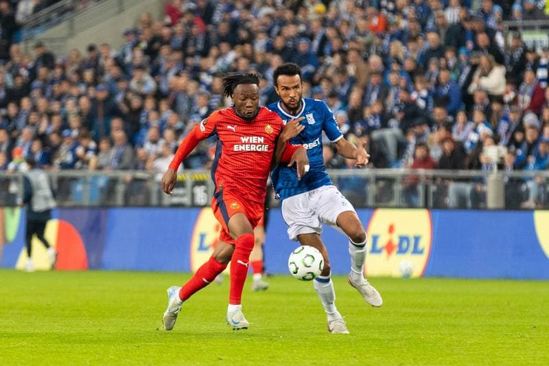 Football. UEFA Conference League. Lech Poznan - Rapid Wien. 02.10.2025