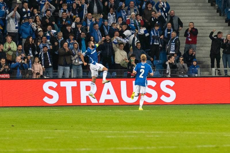 Football. UEFA Conference League. Lech Poznan - Rapid Wien. 02.10.2025