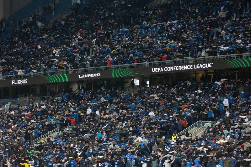Football. UEFA Conference League. Lech Poznan - Rapid Wien. 02.10.2025