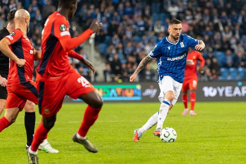 Football. UEFA Conference League. Lech Poznan - Rapid Wien. 02.10.2025