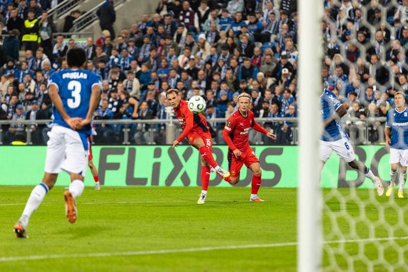 Football. UEFA Conference League. Lech Poznan - Rapid Wien. 02.10.2025