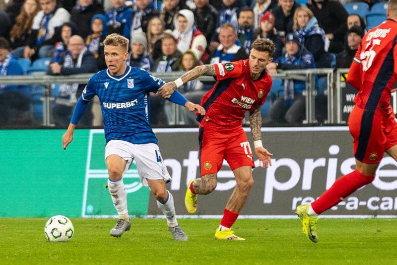 Football. UEFA Conference League. Lech Poznan - Rapid Wien. 02.10.2025