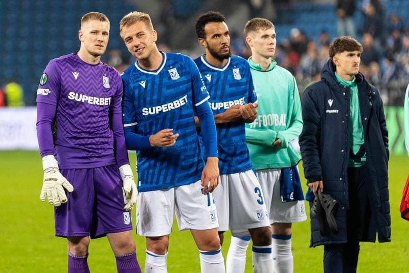 Football. UEFA Conference League. Lech Poznan - Rapid Wien. 02.10.2025
