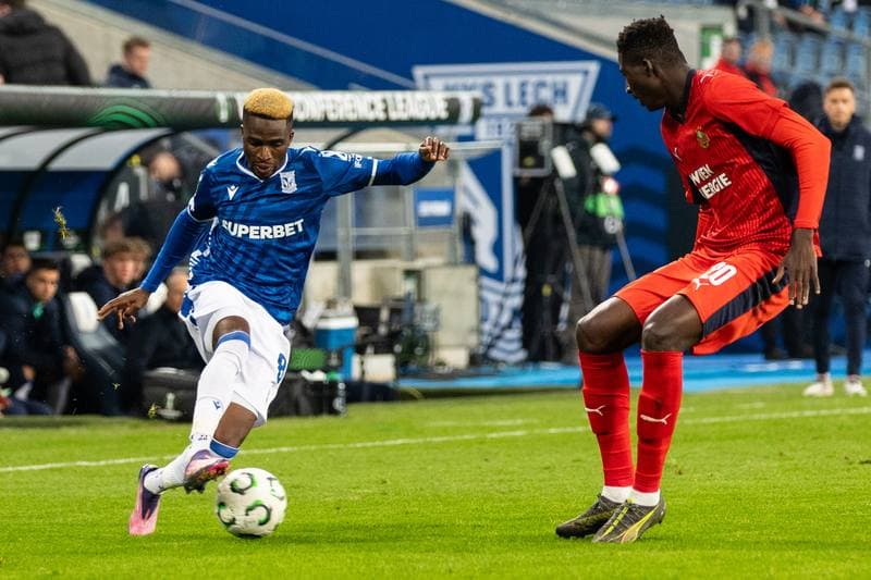 Football. UEFA Conference League. Lech Poznan - Rapid Wien. 02.10.2025
