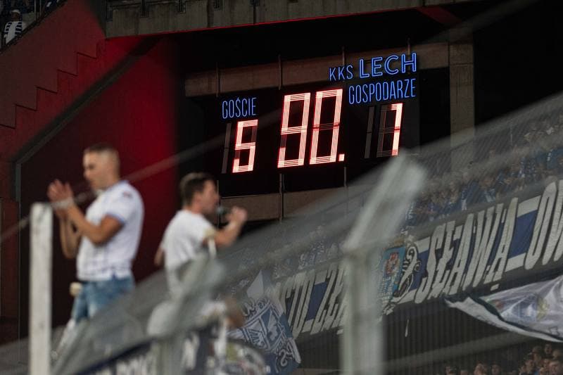 Football. Europa League. Lech Poznan - KRC Genk. 21.08.2025