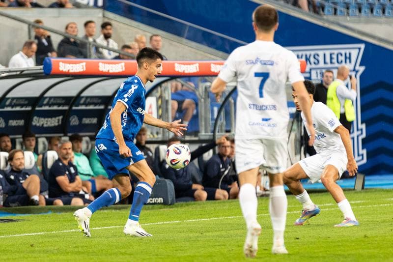 Football. Europa League. Lech Poznan - KRC Genk. 21.08.2025