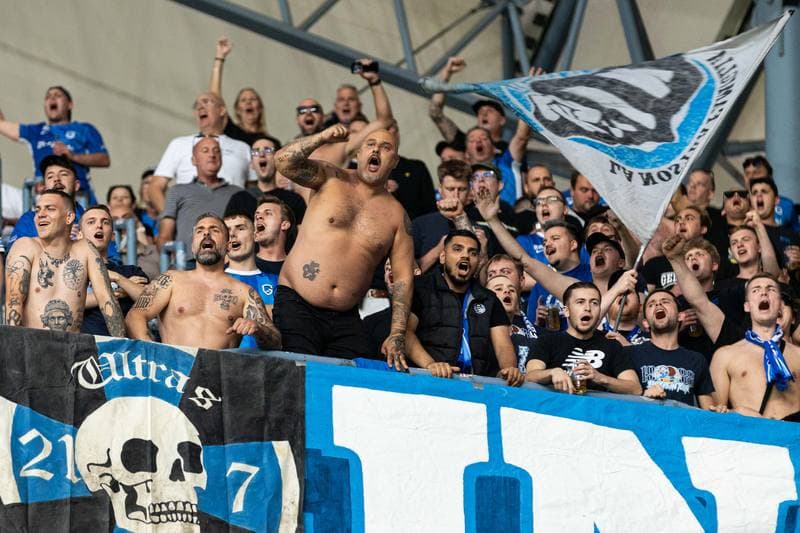Football. Europa League. Lech Poznan - KRC Genk. 21.08.2025