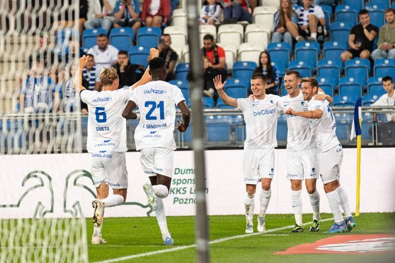 Football. Europa League. Lech Poznan - KRC Genk. 21.08.2025