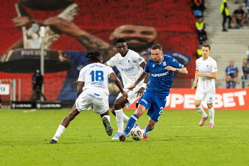 Football. Europa League. Lech Poznan - KRC Genk. 21.08.2025