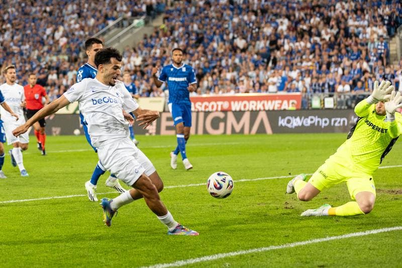 Football. Europa League. Lech Poznan - KRC Genk. 21.08.2025