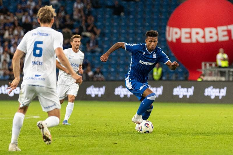 Football. Europa League. Lech Poznan - KRC Genk. 21.08.2025