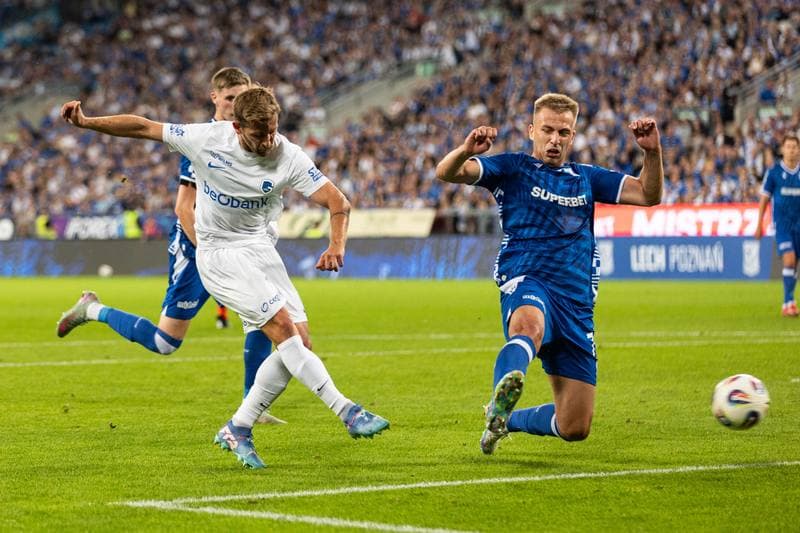 Football. Europa League. Lech Poznan - KRC Genk. 21.08.2025