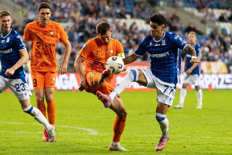 Football. PKO BP Ekstraklasa. Lech Poznan - Zaglebie Lubin. 12.09.2025