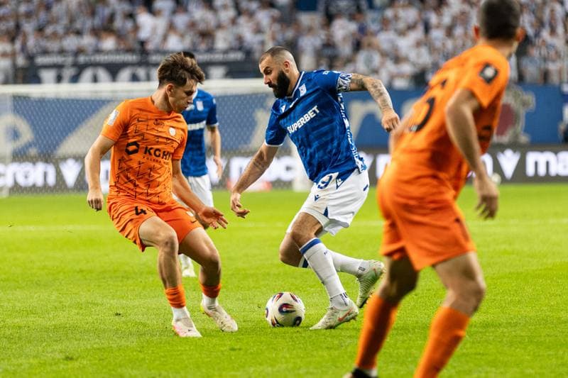 Football. PKO BP Ekstraklasa. Lech Poznan - Zaglebie Lubin. 12.09.2025