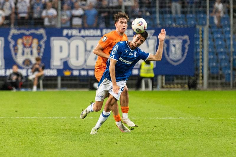 Football. PKO BP Ekstraklasa. Lech Poznan - Zaglebie Lubin. 12.09.2025