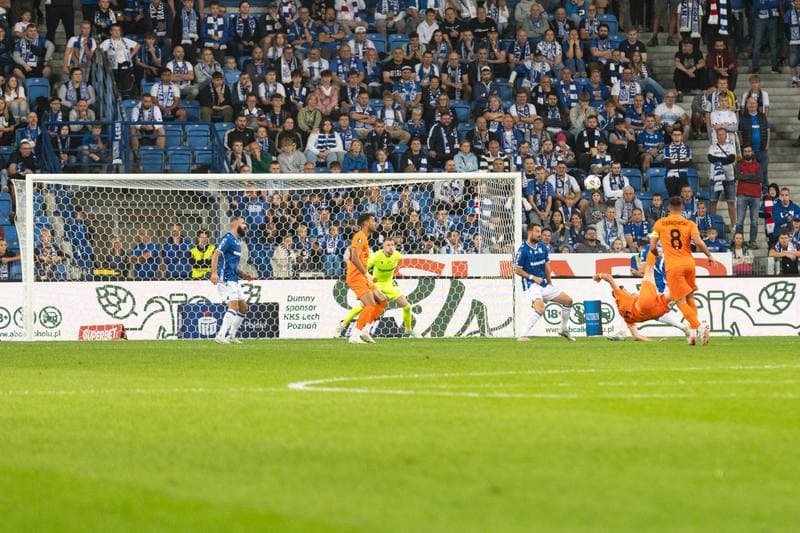 Football. PKO BP Ekstraklasa. Lech Poznan - Zaglebie Lubin. 12.09.2025