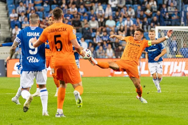 Football. PKO BP Ekstraklasa. Lech Poznan - Zaglebie Lubin. 12.09.2025