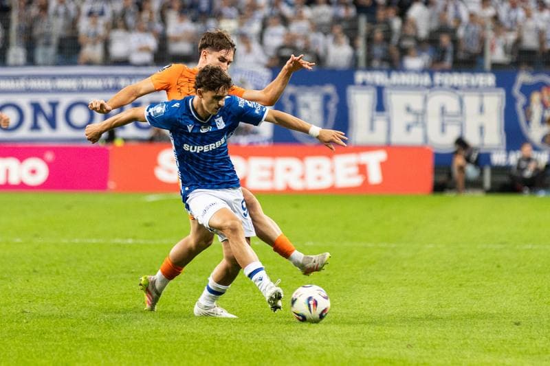 Football. PKO BP Ekstraklasa. Lech Poznan - Zaglebie Lubin. 12.09.2025