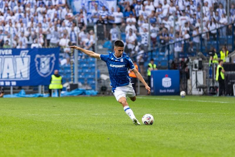 Football. PKO BP Ekstraklasa. Lech Poznan - Widzew Lodz. 31.08.2025