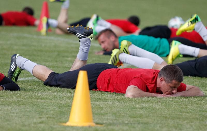 Football. GKS Tychy. Training. 23.06.2014
