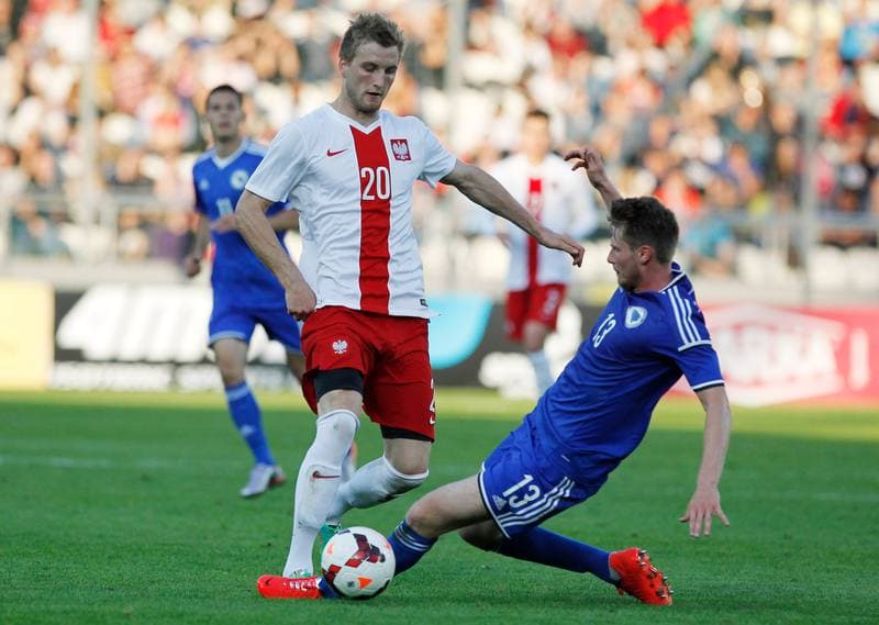 Football. International Friendly. Poland U-21 - Bosnia and Herzegovina U-21. 04.06.2014