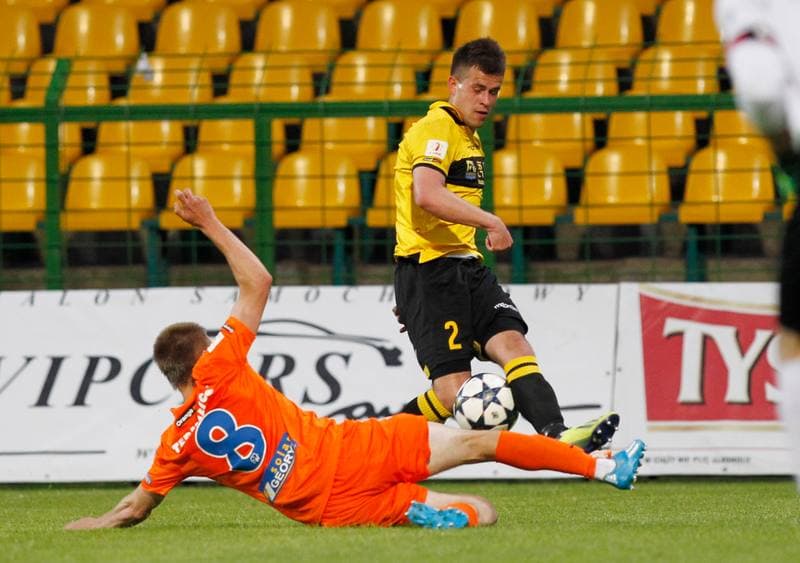 Football. I Liga. GKS Katowice - Termalica Bruk Bet Nieciecza. 21.05.2014