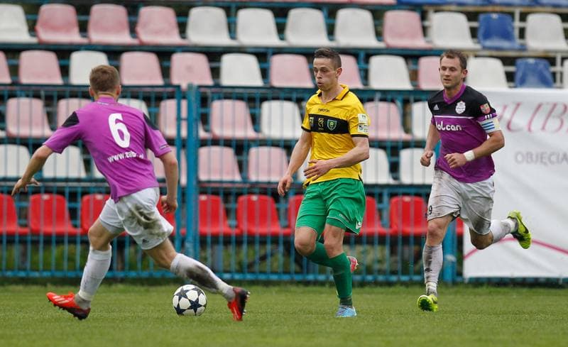 Football. I Liga. Dolcan Zabki - GKS Katowice. 23.04.2014
