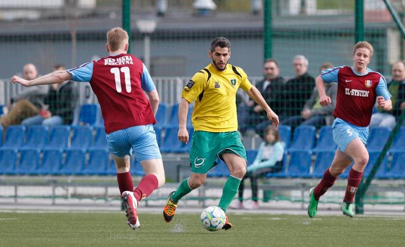 Football. IV Liga. GKS II Katowice - Iskra Pszczyna. 18.04.2014
