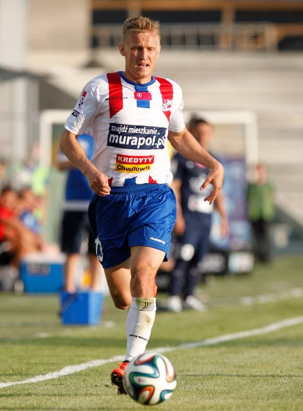 Football. T-Mobile Ekstraklasa. Podbeskidzie Bielsko Biala - Pogon Szczecin. 18.07.2014