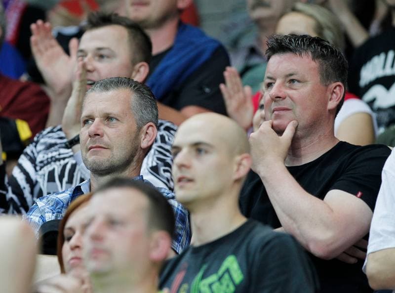 Football. T-Mobile Ekstraklasa. Podbeskidzie Bielsko Biala - Widzew Lodz. 22.05.2014