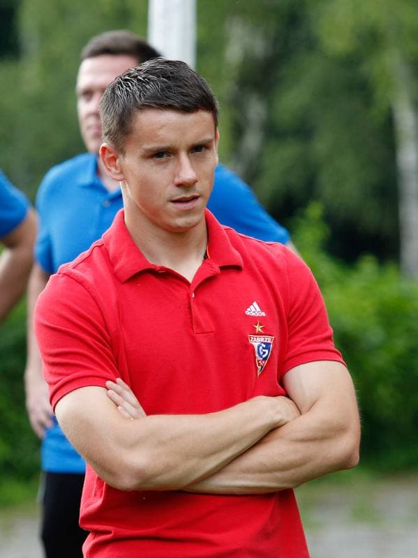 Football. Gornik Zabrze. Press Conference. 15.07.2014