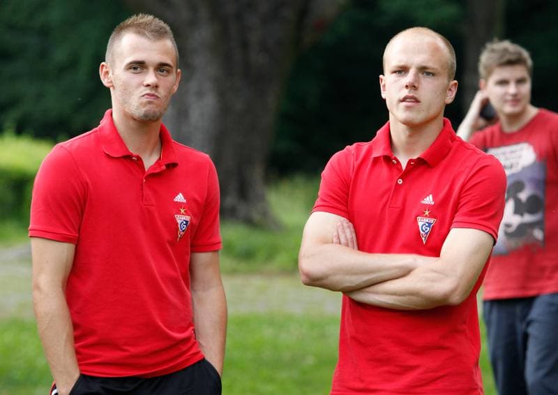 Football. Gornik Zabrze. Press Conference. 15.07.2014