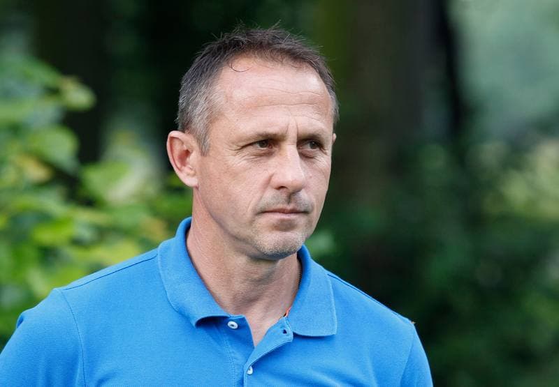 Football. Gornik Zabrze. Press Conference. 15.07.2014