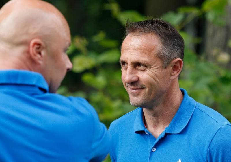 Football. Gornik Zabrze. Press Conference. 15.07.2014