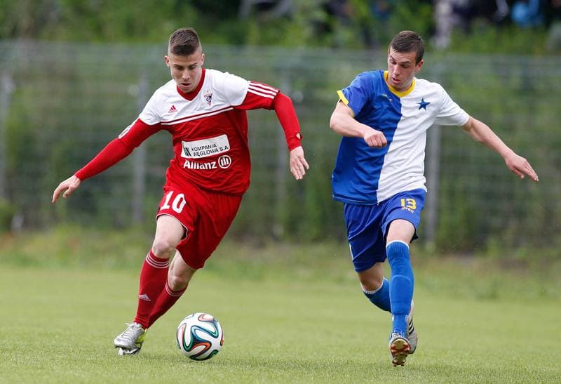 Football. T-Mobile Ekstraklasa. Slavia Ruda Slaska - Gornik Zabrze. 21.06.2014